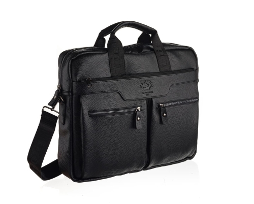 Мъжка ежедневна чанта черна 6008