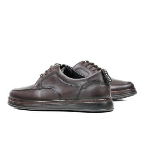 Мъжки ежедневни обувки от естествена кожа кафяви 1527