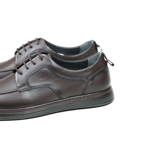 Мъжки ежедневни обувки от естествена кожа кафяви 1527