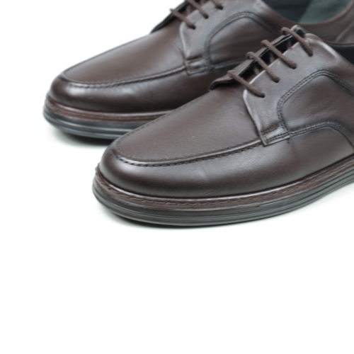 Мъжки ежедневни обувки от естествена кожа кафяви 1527