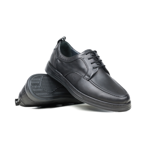 Мъжки ежедневни обувки от естествена кожа черни 1527