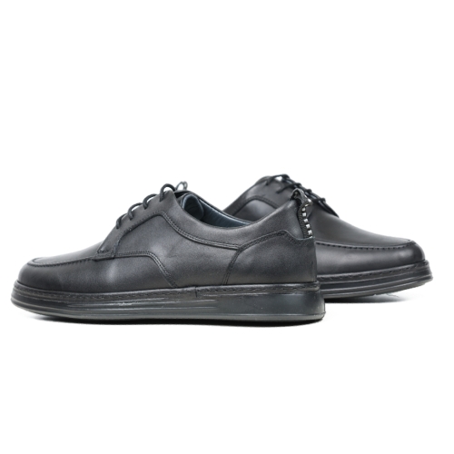 Мъжки ежедневни обувки от естествена кожа черни 1527