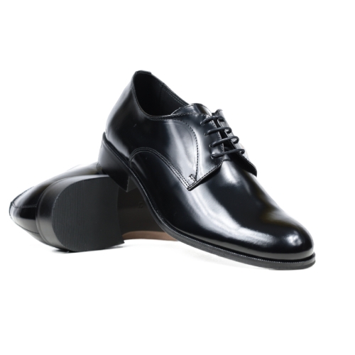 Мъжки елегантни обувки от естествена кожа черни 4930 Baerchi