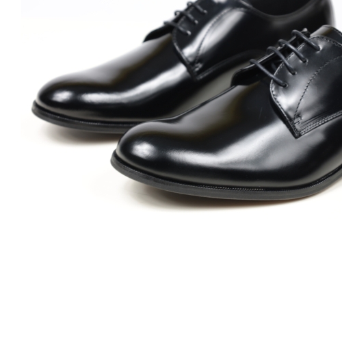 Мъжки елегантни обувки от естествена кожа черни 4930 Baerchi