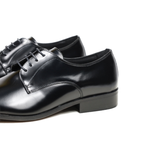 Мъжки елегантни обувки от естествена кожа черни 4930 Baerchi