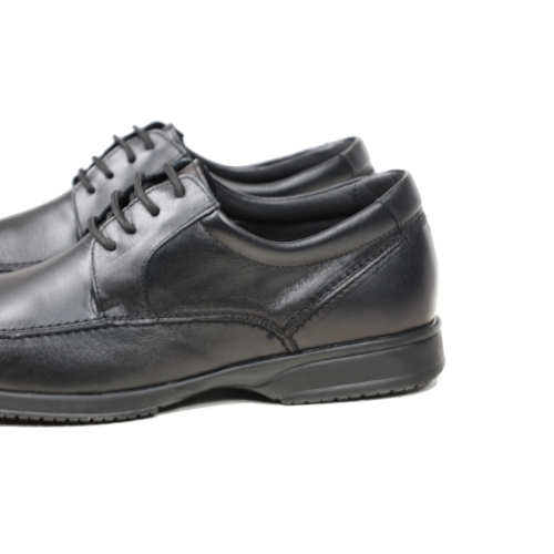 Мъжки ежедневни обувки от естествена кожа черни 3972 Baerchi