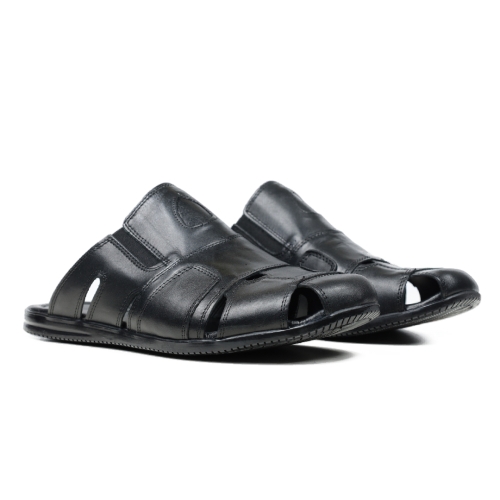 Мъжки ежедневни чехли черни 7610