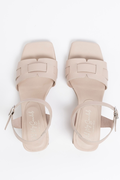 Дамски ежедневни сандали от естествена кожа в розово 5257 Oh my sandals