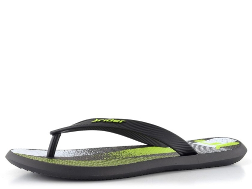 Мъжки джапанки в черно и зелено 83419/AH974 Rider