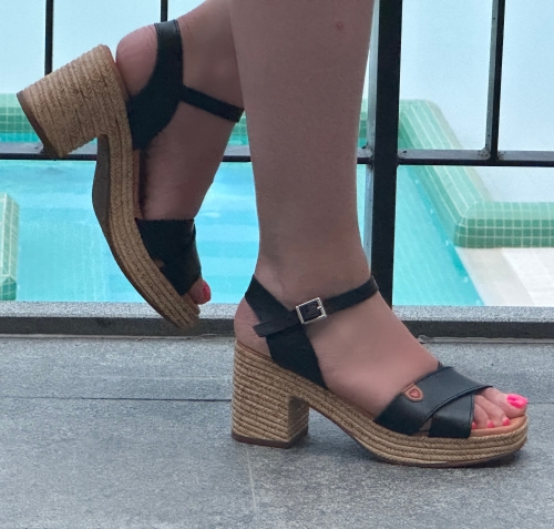 Дамски ежедневни сандали от естествена кожа черни 5229 Oh my sandals