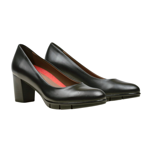 Дамски елегантни обувки от естествена кожа черни 5350 H-427 Patricia Miller