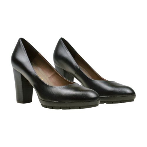 Дамски елегантни обувки от естествена кожа черни 5485 H-770 Patricia Miller