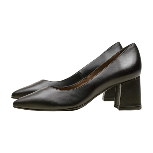 Дамски елегантни обувки от естествена кожа черни 5136F H-1027 Patricia Miller