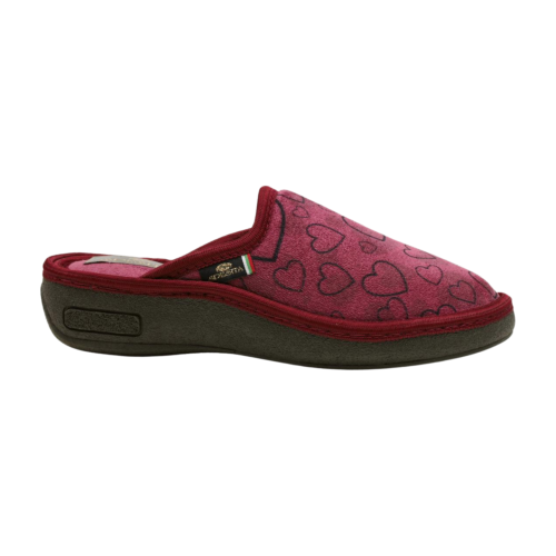 Дамски домашни пантофи бордо 2215