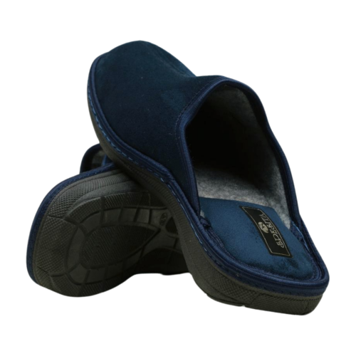 Мъжки домашни пантофи сини 20-139