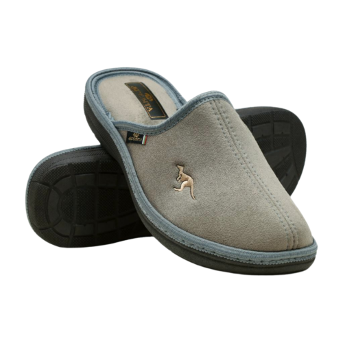 Мъжки домашни пантофи сиви 20-121