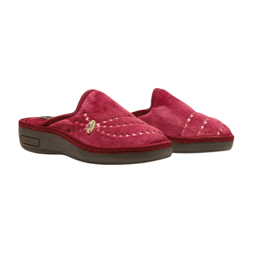Дамски домашни пантофи бордо 2206