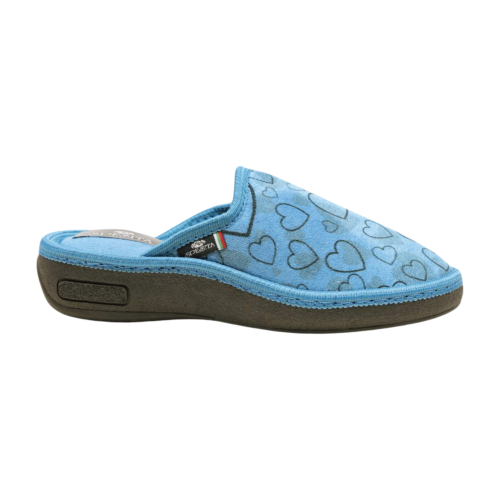 Дамски домашни пантофи светло сини 2215