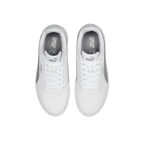 Дамски кецове PUMA в бяло 389387-02 Carina 2.0 Space Metallics