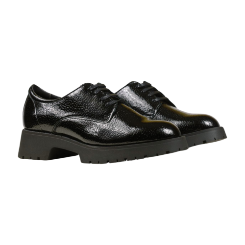 Дамски ежедневни обувки от естествен лак черни 52250 Baerchi