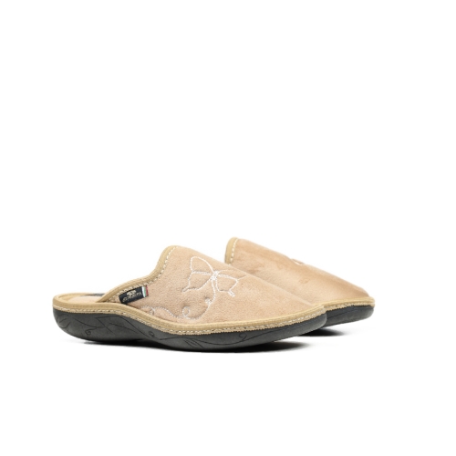 Дамски домашни пантофи бежови 2103