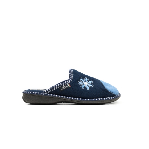 Дамски домашни пантофи сини 2214
