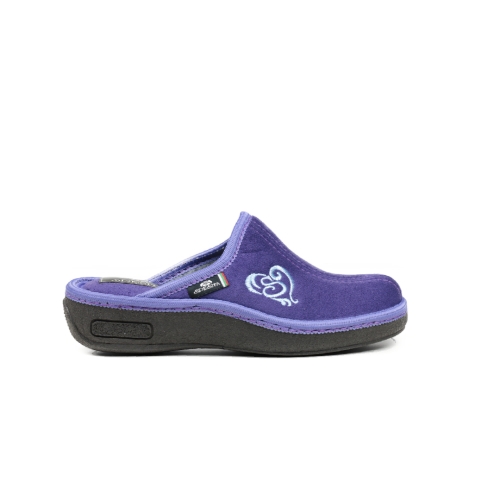 Дамски домашни пантофи лилави 17-161
