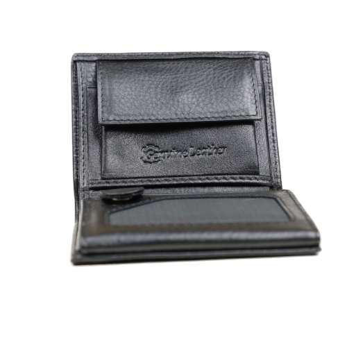 Мъжки кожен портфейл черен 1002