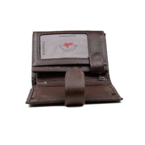 Мъжки кожен портфейл кафяв 02Р