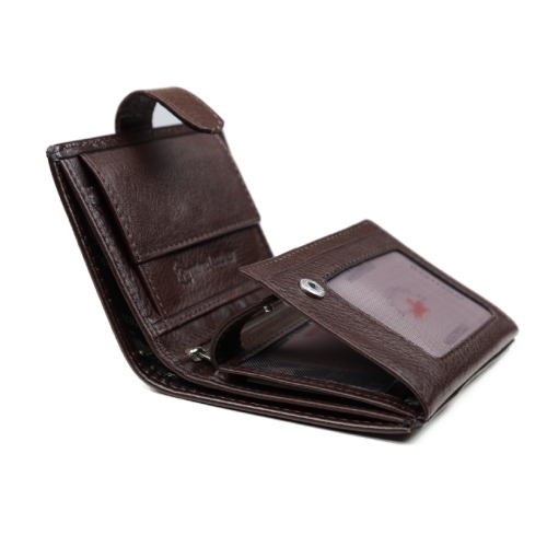 Мъжки кожен портфейл кафяв 02Р