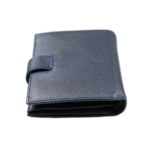 Мъжки кожен портфейл тъмно син 02Р