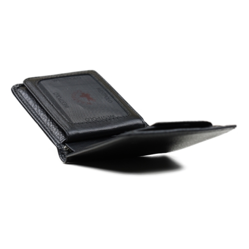 Мъжки кожен портфейл черен 1124