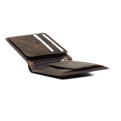 Мъжки кожен портфейл кафяв 1544