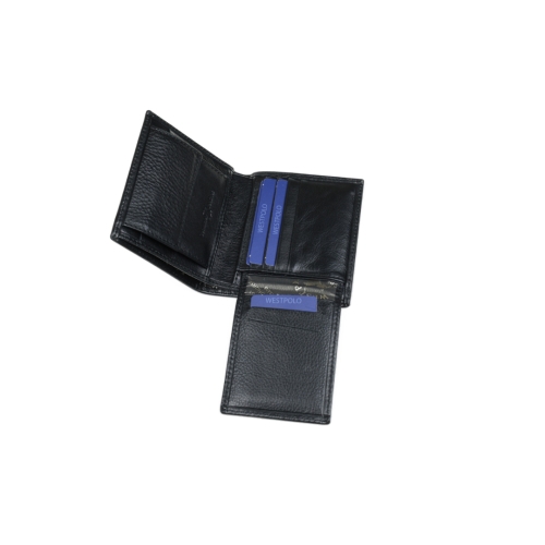 Мъжки кожен портфейл черен 96