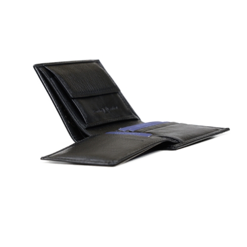 Мъжки кожен портфейл черен 96