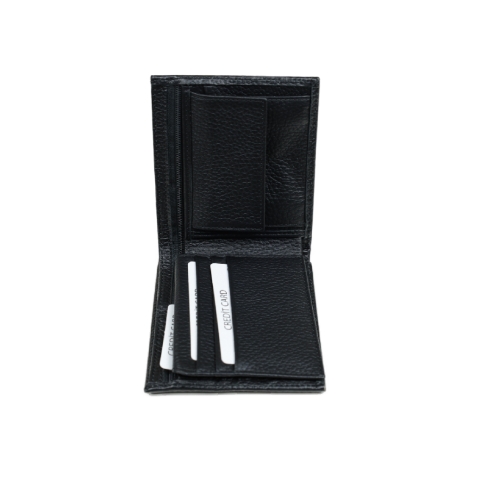 Мъжки кожен портфейл черен 1734