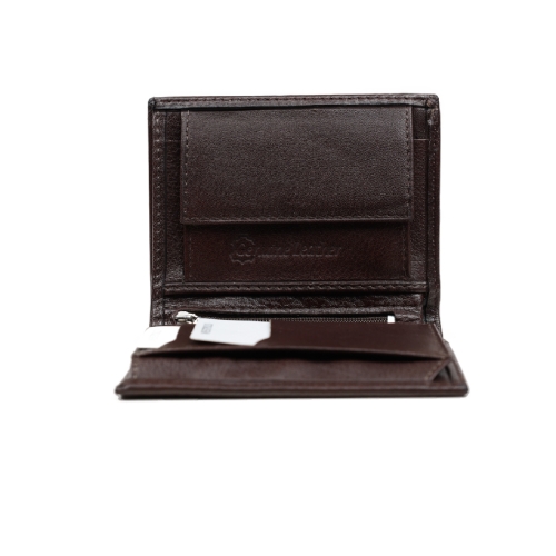 Мъжки кожен портфейл кафяв 79