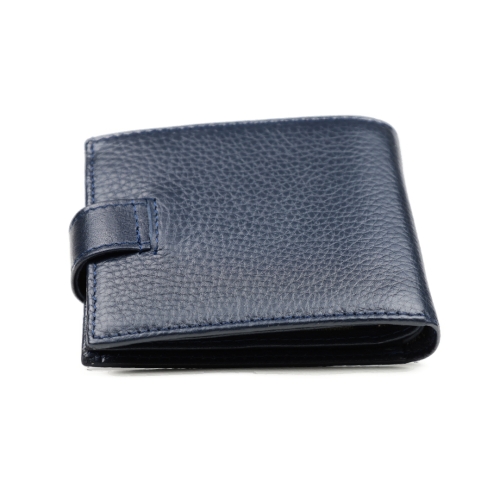 Мъжки кожен портфейл тъмно син 11Р