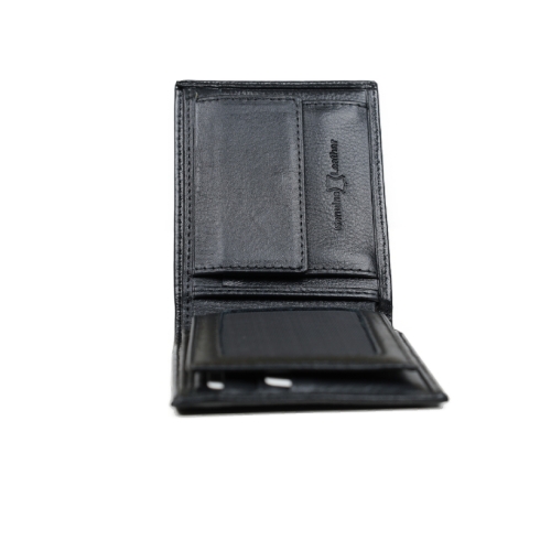 Мъжки кожен портфейл черен 65