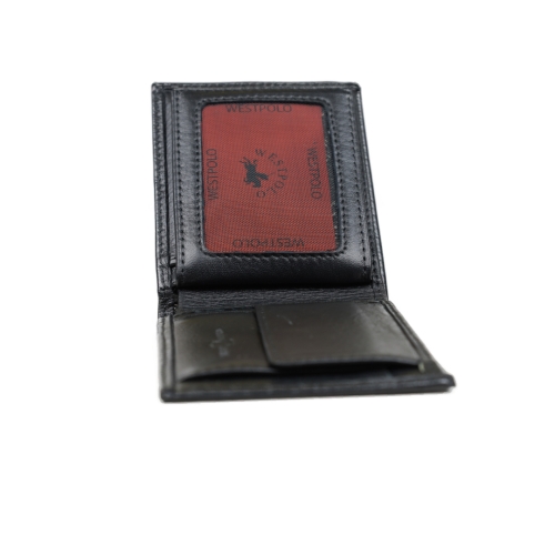 Мъжки кожен портфейл черен 65