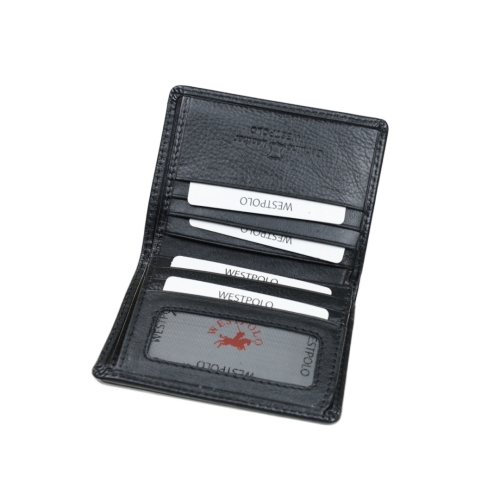 Мъжки кожен портфейл черен 1900