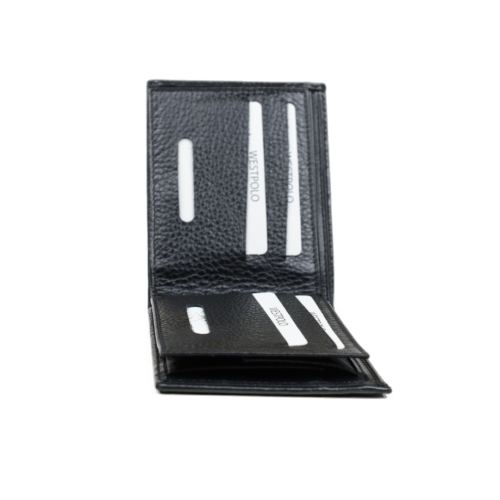 Мъжки кожен портфейл черен 13