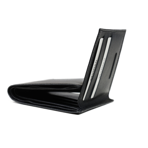 Мъжки кожен портфейл черен 12