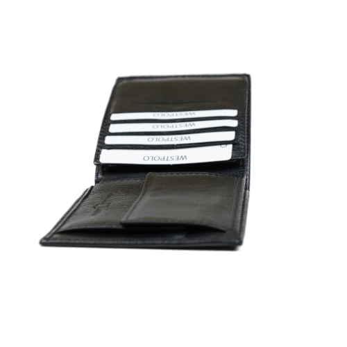 Мъжки кожен портфейл черен 98