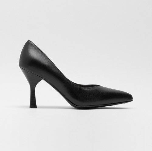 Дамски елегантни обувки от естествена кожа черни 5136 H-2027 Patricia Miller