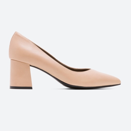 Дамски елегантни обувки от естествена кожа бежови 5136F H-1027 Patricia Miller