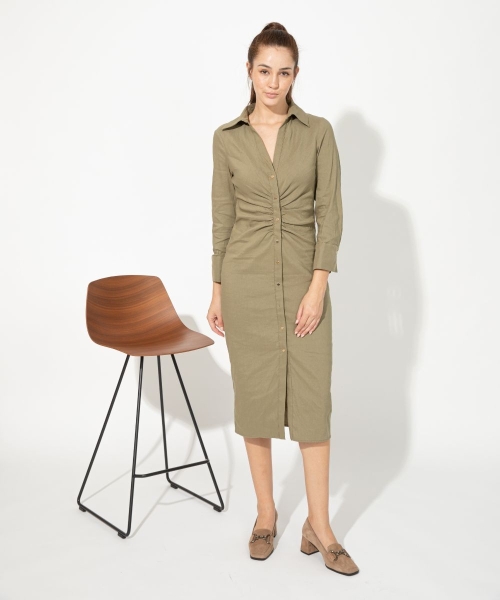 Дамски елегантни обувки от естествен велур тауп 5607 H-260 Patricia Miller