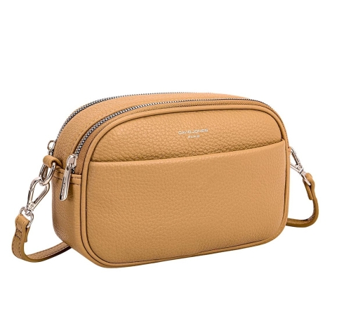 Дамска чанта през рамо карамел CM6920 David Jones