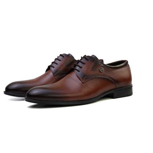 Мъжки елегантни обувки от естествена кожа таба 2123