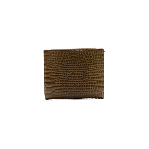 Дамски кожен портфейл бежов 755-891